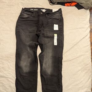 30x32 Jeans Men's Sonoma Black Wash, Straight, Regular Fit, Black Denim, Kohls